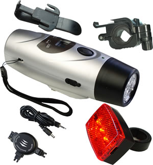 Wind Up Torch with Charger & Lamp  $70.00